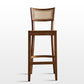 Contemporary Solid Wood Frame Stool Low Back Armless Bar Stool Clearhalo 'Bar Furniture' 'Bar Stools' 'bar_stools' 'furn' 'furn_bar_stools' 'Furniture' 'Kitchen & Dining Furniture' 1200x1200_e944189e-940c-4c77-8298-ce3f94e5f157