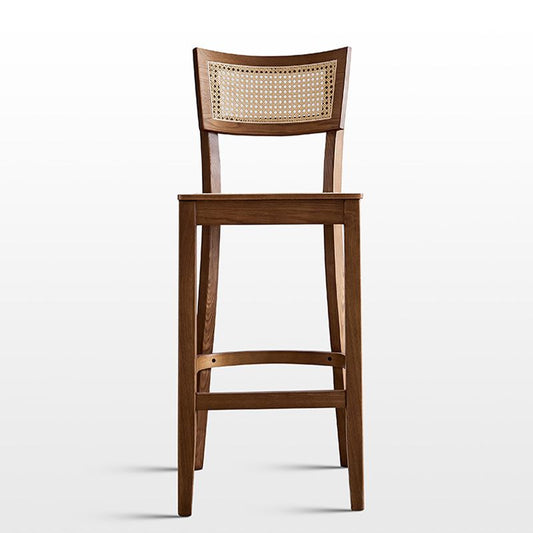Contemporary Solid Wood Frame Stool Low Back Armless Bar Stool Clearhalo 'Bar Furniture' 'Bar Stools' 'bar_stools' 'furn' 'furn_bar_stools' 'Furniture' 'Kitchen & Dining Furniture' 1200x1200_e944189e-940c-4c77-8298-ce3f94e5f157