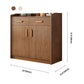 Modern Style Sideboard Wooden Dining Server with Drawer and Doors