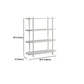 Libreria moderna bianca ingegnerizzato in legno Multi -tiers Etagere Open Bookshelf per Home Office
