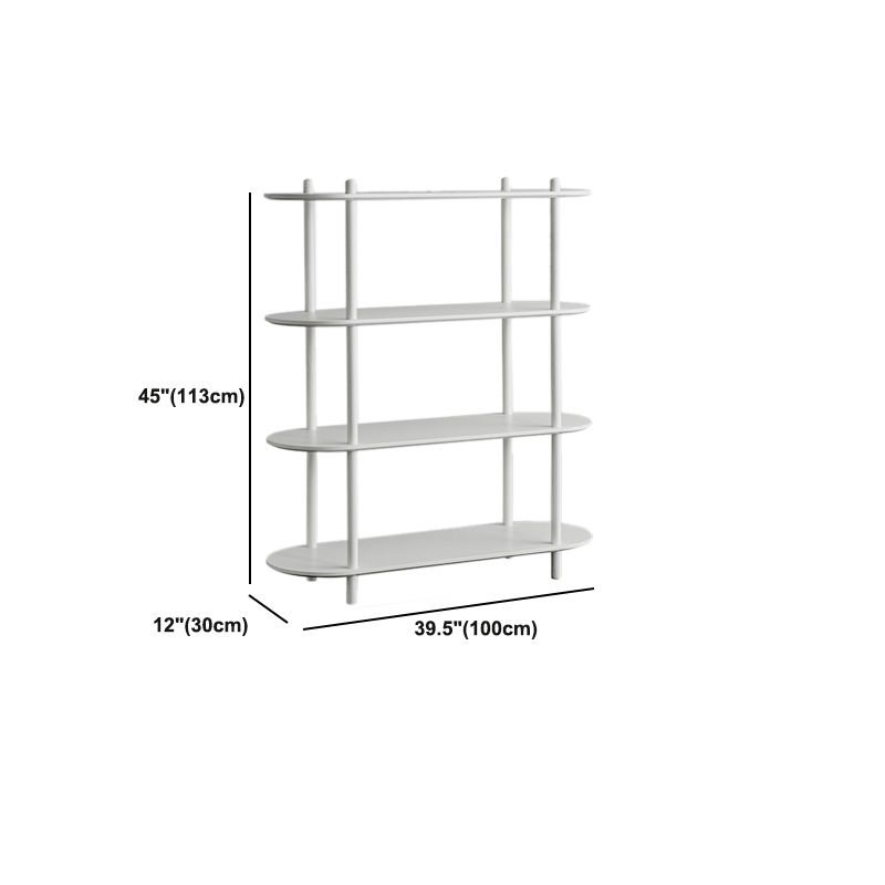 Libreria moderna bianca ingegnerizzato in legno Multi -tiers Etagere Open Bookshelf per Home Office