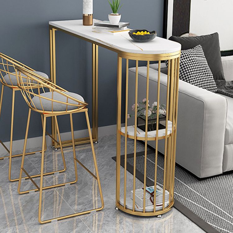 Nordic Style Dining Sintered Stone Table Bar Counter Table for Home Clearhalo 'Bar Furniture' 'Bar Tables' 'bar_tables' 'Furniture' 'furniture_bar_tables' 'Kitchen & Dining Furniture' 1200x1200_e94c5579-fc1b-4f54-b18f-da7c626aa59f
