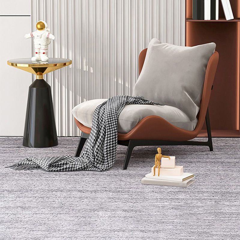 26.77"L x 26.38"W x 29.53"H Velvet Slipper Chair,Modern Armless Chair for Living Room Clearhalo 'Accent Chairs' 'accent_chairs' 'Chairs & Seating' 'furn' 'furn_accent_chairs' 'Furniture' 'Living Room Furniture' 1200x1200_e94d80c0-67a3-4f17-b7b0-b6a9a6014eb2