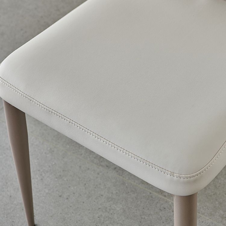 Contemporary Style Metal Dining Chair Wingback Side Armless Chairs (Set of 2) Clearhalo ' kitchen&dining_furn' 'Dining Chairs' 'Dining Tables & Seating' 'dining_chair' 'furn' 'furn_dining_chair' 'Furniture' 'furniture_dining_chair' 'Kitchen & Dining Furniture' 'kitchen' 1200x1200_e94de702-bb02-43ed-b39a-a9388085fe7b