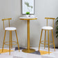 Glam Round Counter Bar Stool White Leather Bar Stool with Footrest in Gold Clearhalo 'Bar Furniture' 'Bar Stools' 'bar_stools' 'furn' 'furn_bar_stools' 'furniture_bar_stools' 'Kitchen & Dining Furniture' 'kitchen&dining_furn' 'kitchen' 'kitchen_furn' Furniture' 1200x1200_e94e4dfe-f450-4936-983e-2906b3dd6b31
