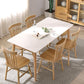 Contemporary Dining Room Table White Sintered Stone Table with 4 Oak Solid Wood Legs Clearhalo ' dining_table' 'Dining Tables & Seating' 'Dining Tables' 'furn' 'furn_dining_table' 'Furniture' 'furniture_dining_table' 'Kitchen & Dining Furniture' 'kitchen&dining_furn' 'kitchen' 'kitchen_dining_table' 1200x1200_e951b090-9065-4e13-9efb-1eb9114f2adc