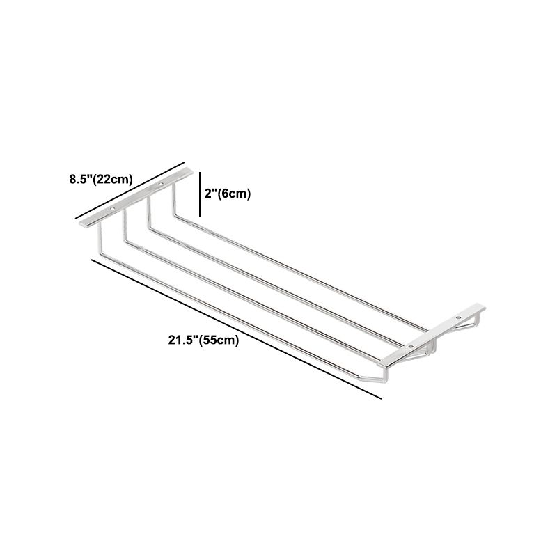 Porta moderna in vetro e stelo in vetro di vino in metallo in Chrome