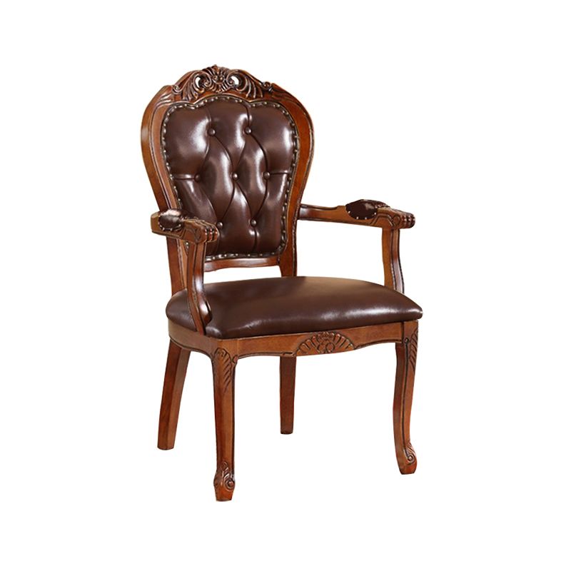 Scandinavian Style Oak Wood Chair Open Back Arm Dining Kitchen Chairs Set Clearhalo ' kitchen&dining_furn' 'Dining Chairs' 'Dining Tables & Seating' 'dining_chair' 'furn' 'furn_dining_chair' 'Furniture' 'furniture_dining_chair' 'Kitchen & Dining Furniture' 'kitchen' 1200x1200_e9587a64-72d0-4769-a001-384f7337b6c7