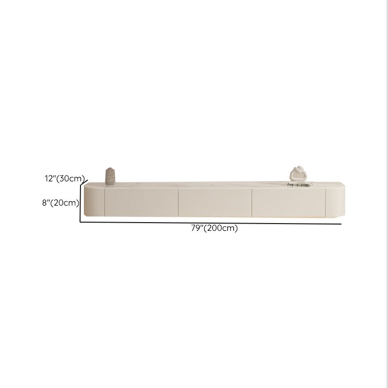 Consola multimedia contemporánea Soporte para TV Consola para TV de madera con cajones