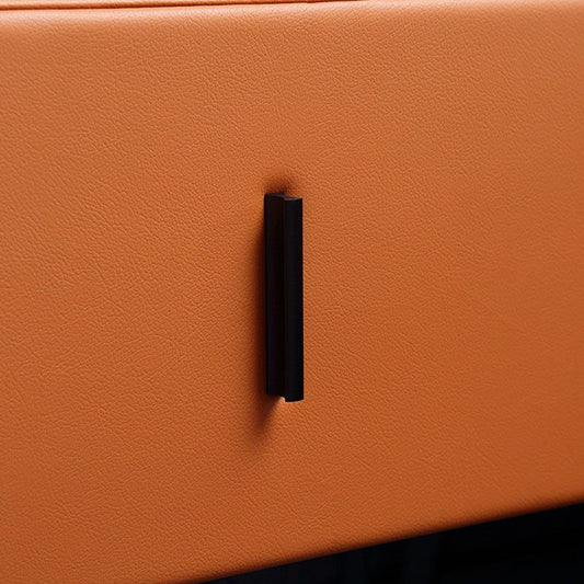 19.69 "Las patas de la mesita de noche de madera de alto incluyen el gabinete de la noche con 1 cajón