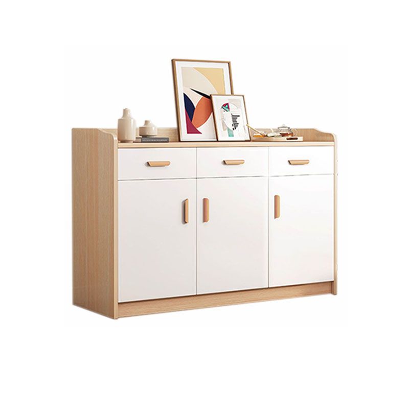 Eigentijdse borst verticale houten combo dressoir met lade