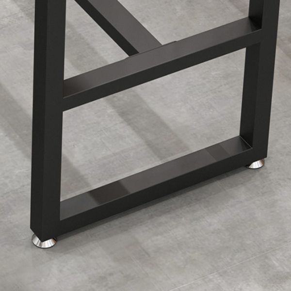 Stone Bar Dining Table Industrial Bar Dining Table with Black Base Clearhalo 'Bar Furniture' 'Bar Tables' 'bar_tables' 'furn' 'furn_bar_tables' 'Furniture' 'furniture_bar_tables' 'Kitchen & Dining Furniture' 1200x1200_e95ba3c5-51ff-4889-93ae-71cce1b03e17