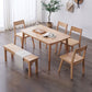 Rectangle Balata Wood Table Modern Dining Table with 4 Legs for Restaurant Clearhalo ' dining_table' 'Dining Tables & Seating' 'Dining Tables' 'furn' 'furn_dining_table' 'Furniture' 'furniture_dining_table' 'Kitchen & Dining Furniture' 'kitchen&dining_furn' 'kitchen' 'kitchen_dining_table' 1200x1200_e95bb2f5-0ebb-497d-a076-e8265db84718