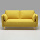 Square Arm Contemporary Settee Sofa Standard Velvet Settee Couch Clearhalo 'furn' 'furn_sofas' 'Furniture' 'Living Room Furniture' 'Sofa' 'sofas' 1200x1200_e95d2b64-9b7f-4ed3-ae6b-6726d4541ab5
