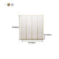 Contemporary Style Wardrobe Armoire Wood Armoire with Garment Rod for Bedroom