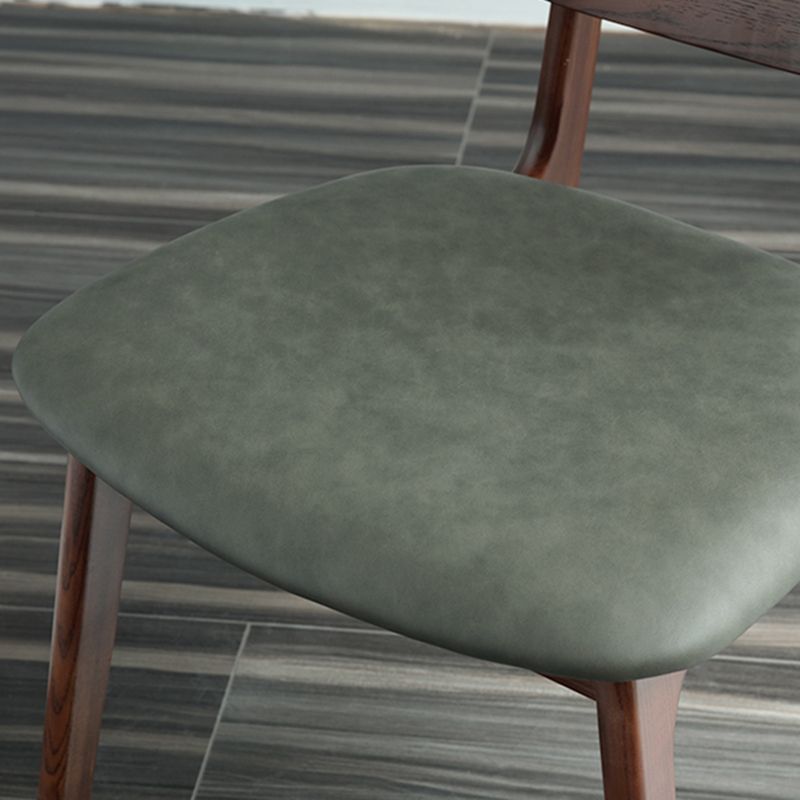 Modern Open Back Dining Chair Wood Dining Armless Side Chair for Home Clearhalo ' kitchen&dining_furn' 'Dining Chairs' 'Dining Tables & Seating' 'dining_chair' 'furn' 'furn_dining_chair' 'Furniture' 'furniture_dining_chair' 'Kitchen & Dining Furniture' 'kitchen' 1200x1200_e95e6d5b-563e-4520-9c42-f3746d58c3d1