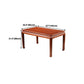 Solid Wood Mid-Century Modern Rectangle Dining Table Brown Table for Dining Room Clearhalo ' dining_table' 'Dining Tables & Seating' 'Dining Tables' 'furn' 'furn_dining_table' 'Furniture' 'furniture_dining_table' 'Kitchen & Dining Furniture' 'kitchen&dining_furn' 'kitchen' 'kitchen_dining_table' 1200x1200_e95fa77c-b5b7-4eb6-8d53-2b7258896195