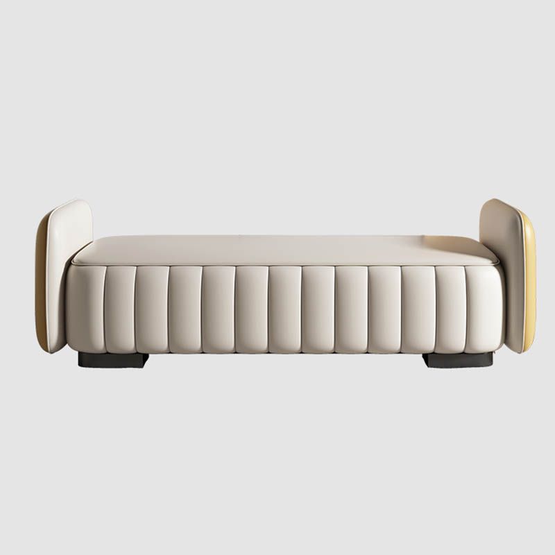 Bedroom Bench Modern Seating Bench with Upholstered , 19.5-inch Width Clearhalo 'Benches' 'Chairs & Seating' 'furn' 'furn_benches' 'Furniture' 'Living Room Furniture' 1200x1200_e961e44b-5dc6-4601-a1f4-80c2d14bfaaa