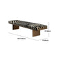 Modern Upholstered Bench, 16"H Bedroom Bench with Metal Legs Clearhalo 'Benches' 'Chairs & Seating' 'furn' 'furn_benches' 'Furniture' 'Living Room Furniture' 1200x1200_e964c5bd-3bf3-4ec9-875b-7cd1458615ac