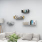 Metal Floating Bookcase Modern Style Closed Back Bookshelf for Home Office Clearhalo 'Bookcases' 'furn' 'furn_bookcases' 'Furniture' 'furniture_bookcases' 'Office Furniture' 1200x1200_e9657b29-cf6e-43c4-9869-d1ccd5233bec