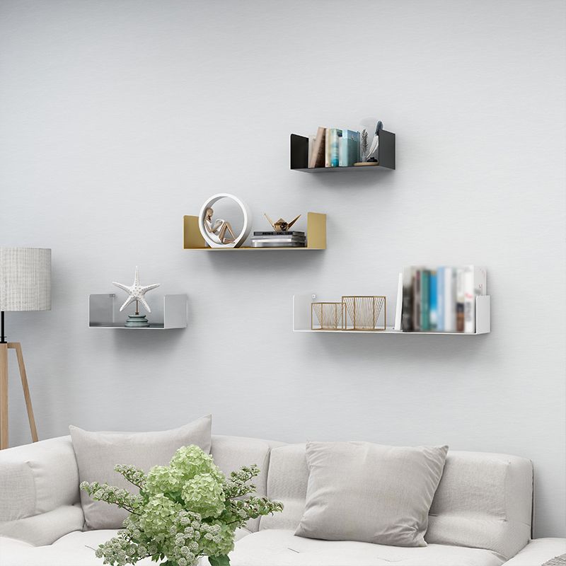 Metal Floating Bookcase Modern Style Closed Back Bookshelf for Home Office Clearhalo 'Bookcases' 'furn' 'furn_bookcases' 'Furniture' 'furniture_bookcases' 'Office Furniture' 1200x1200_e9657b29-cf6e-43c4-9869-d1ccd5233bec