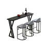 Contemporary Stone Top Bar Counter Rectangle Bar Counter with Sled Base Clearhalo 'Bar Furniture' 'Bar Tables' 'bar_tables' 'furn' 'furn_bar_tables' 'Furniture' 'furniture_bar_tables' 'Kitchen & Dining Furniture' 1200x1200_e967201c-fd53-4755-bf57-1868005cc727