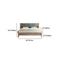 84.65 inch Wide Contemporary Bed Frame Rubberwood Bed with Storage Clearhalo 'Bedroom Furniture' 'Beds' 'furn' 'furn_beds' 'Furniture' 1200x1200_e96a1494-75ec-4277-9f01-fa76d84e6e5f