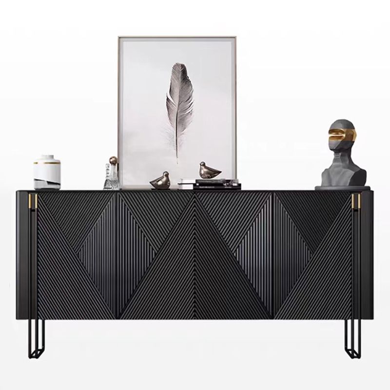 Panneau latéral en bois d'ingénierie en pierre moderne pour le salon