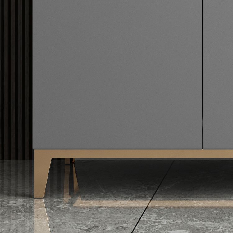 4 Drawer Buffet Sideboard Engineered Wood and Stone Sideboard Table Clearhalo 'buffet_sideboard' 'Buffets & Sideboards' 'furn' 'furn_buffet_sideboard' 'Furniture' 'Kitchen & Dining Furniture' 1200x1200_e96ae07f-6de5-4916-89e4-3884ab1dc42c