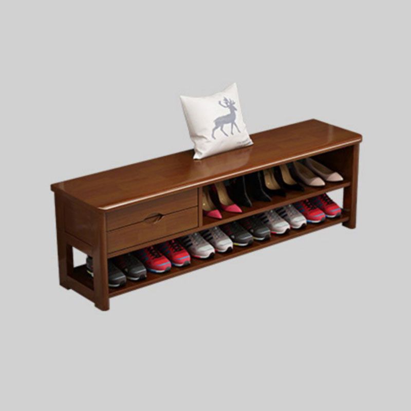 Mid-Century Modern Seating Bench Rectangle Shoe Storage Entryway Bedroom Bench Clearhalo 'Benches' 'Chairs & Seating' 'furn' 'furn_benches' 'Furniture' 'Living Room Furniture' 1200x1200_e96bd106-5d9d-4744-8768-7a4f3f23d751