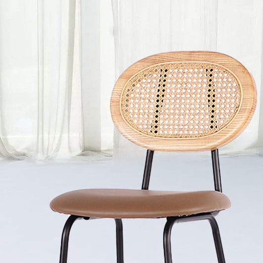 クッション付きコンテンポラリーローバックダイニングスツールアームレスバースツール