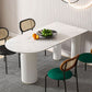 Metal Contemporary Free Form Table Marble Top Table for Dining Room and Kitchen Clearhalo ' dining_table' 'Dining Tables & Seating' 'Dining Tables' 'furn' 'furn_dining_table' 'Furniture' 'furniture_dining_table' 'Kitchen & Dining Furniture' 'kitchen&dining_furn' 'kitchen' 'kitchen_dining_table' 1200x1200_e96d7ba5-39ea-4fe7-a9f2-d13421cbd189