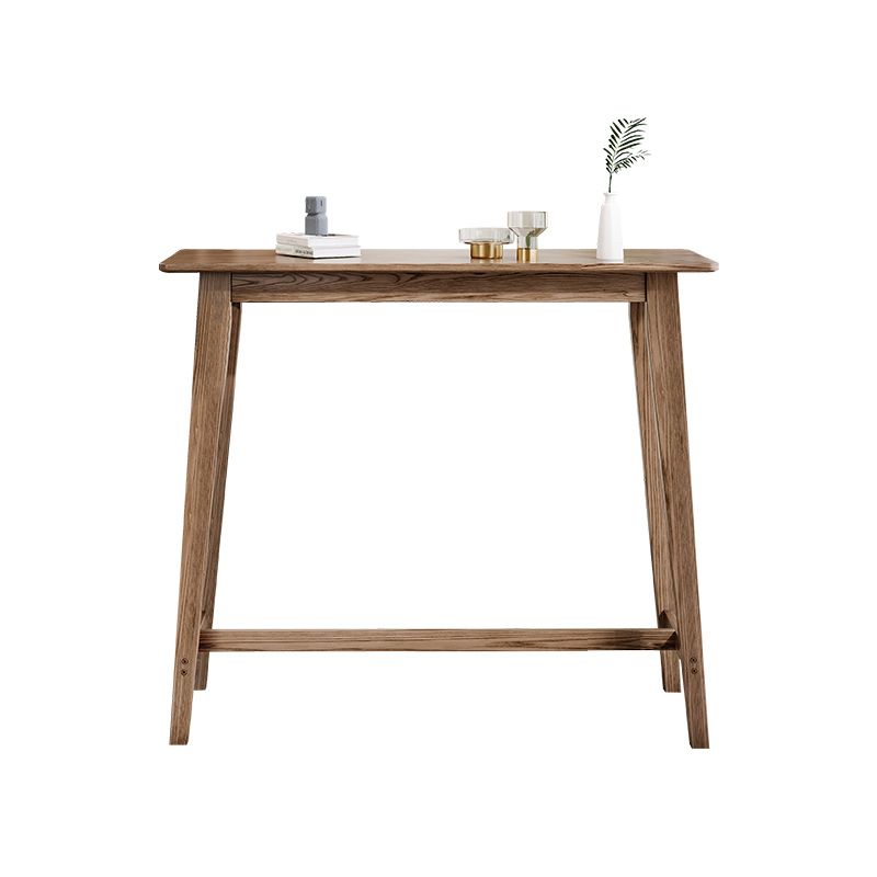 Table de pub rectangulaire de 1/3 pièces modernes ensemble de comptoirs en bois pour salle à manger