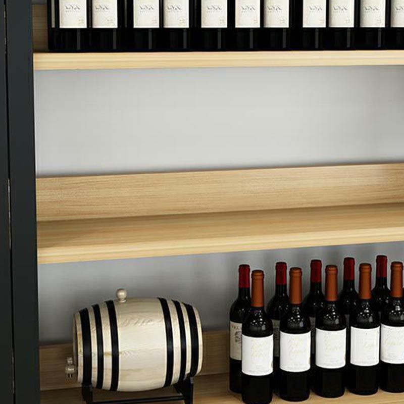 Industrial Floor Wine Rack Manufactured Wood Wine Jail with Shelf Clearhalo 'furn' 'furn_wine_racks' 'Furniture' 'Kitchen & Dining Furniture' 'Wine Racks' 'wine_racks' 1200x1200_e96fb2e2-8946-44b2-9a8e-485aba3a69b7