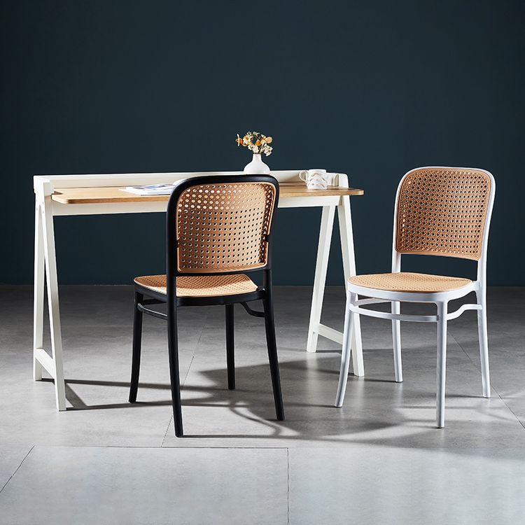 Modern Style Dining Chair Plastic Dining Armless Side Chair for Kitchen Clearhalo ' kitchen&dining_furn' 'Dining Chairs' 'Dining Tables & Seating' 'dining_chair' 'furn' 'furn_dining_chair' 'Furniture' 'furniture_dining_chair' 'Kitchen & Dining Furniture' 'kitchen' 1200x1200_e96fde9b-2b01-45a5-b1cc-0c2f3d811e3e