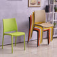 Scandinavian Armless Open Back Dining Side Chair Plastic Dining Side Chairs Clearhalo ' kitchen&dining_furn' 'Dining Chairs' 'Dining Tables & Seating' 'dining_chair' 'furn' 'furn_dining_chair' 'Furniture' 'furniture_dining_chair' 'Kitchen & Dining Furniture' 'kitchen' 1200x1200_e9703f14-82d9-4eba-8c18-d75235280303