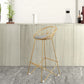 Nordic Backrest Armless Counter Stool Iron Cafe Bar Stool with Leather Cushion Clearhalo 'Bar Furniture' 'Bar Stools' 'bar_stools' 'furn' 'furn_bar_stools' 'Furniture' 'Kitchen & Dining Furniture' 1200x1200_e970e149-933b-4ea9-84e5-f99f2f5be303