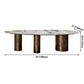 Oval Sintered Stone Dining Table Luxury Kitchen Table with Metal 3 Legs Clearhalo ' dining_table' 'Dining Tables & Seating' 'Dining Tables' 'furn' 'furn_dining_table' 'Furniture' 'furniture_dining_table' 'Kitchen & Dining Furniture' 'kitchen&dining_furn' 'kitchen' 'kitchen_dining_table' 1200x1200_e97145c8-f8de-4cf1-a646-1b1b5e0679cd