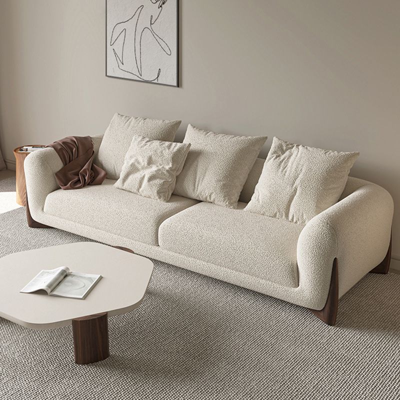 In stile moderno soggiorno in smoking del braccio a sedere posteriori in bianco