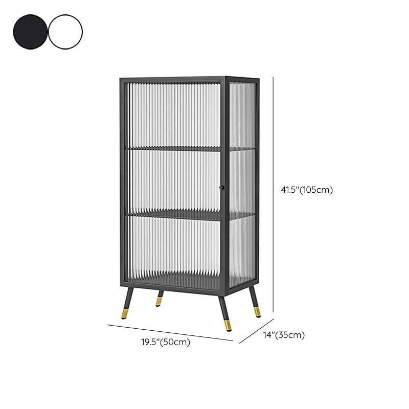 Glamstil Metal Station Buffet Ständer Glas Buffet Sideboard mit Tür