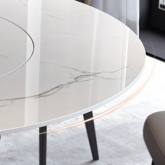 Contemporary 1/4/5/7 Pieces Dining Set Round Dining Room Table Set Clearhalo 'Dining Room Sets' 'Dining Tables & Seating' 'dining_room_set' 'furn' 'furn_dining_room_set' 'Furniture' 'furniture_dining_room_set' 'Kitchen & Dining Furniture' 'kitchen&dining_furn' 'kitchen' 1200x1200_e974b7e3-5eb7-4665-8536-27985667af8b