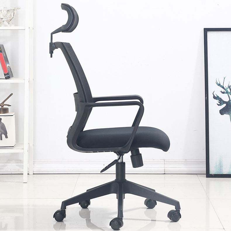 Contemporary Adjustable Office Chair Mid-Back Swivel Desk Chair Clearhalo 'furn' 'furn_office_chair' 'Furniture' 'Office Chairs' 'Office Furniture' 'office_chair' 1200x1200_e9753acf-5071-4275-8013-9f9939127b5f