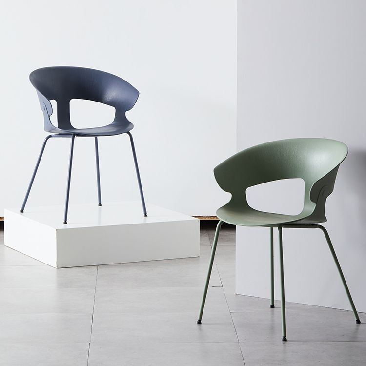 Industrial Metal Dining Room Armchair Plastic Dining Room Chairs for Restaurant Use Clearhalo ' kitchen&dining_furn' 'Dining Chairs' 'Dining Tables & Seating' 'dining_chair' 'furn' 'furn_dining_chair' 'Furniture' 'furniture_dining_chair' 'Kitchen & Dining Furniture' 'kitchen' 1200x1200_e975444a-e46a-4511-8a15-d113d3e777bf