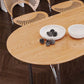Dining Room Dinner Kitchen Table Silver Legs Solid Wood Dining Table