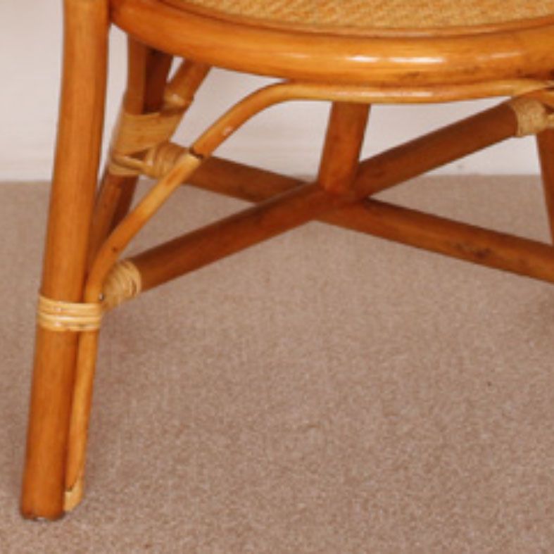 Traditionele keuken eetstoelen riet achterstoelen voor de eetkamer