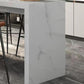 Modern Style Rectangle Stone Bistro Bar Desk Table for Living Room Clearhalo 'Bar Furniture' 'Bar Tables' 'bar_tables' 'furn' 'furn_bar_tables' 'Furniture' 'Kitchen & Dining Furniture' 1200x1200_e97e8f8b-0d50-4fb6-a38f-49db7ecb2efd
