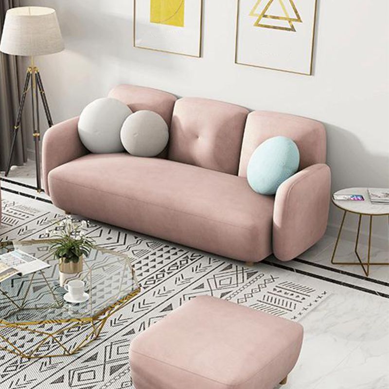 Sofá estándar contemporáneo de un brazo cuadrado de 28.74 "para sala de estar