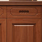 Mid-Century Modern Accent Cabinet Rectangle Solid Wood Grooves With Doors Cabinet Clearhalo 'Cabinets & Chests' 'cabinets_chests' 'furn' 'furn_cabinets_chests' 'Furniture' 'Living Room Furniture' 1200x1200_e982ddd7-2200-4f6c-8f9b-12b1146b9acc