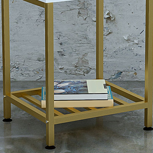 Piernas de la mesa nocturna de metal industrial incluidas las mesas de noche con 2 estantes