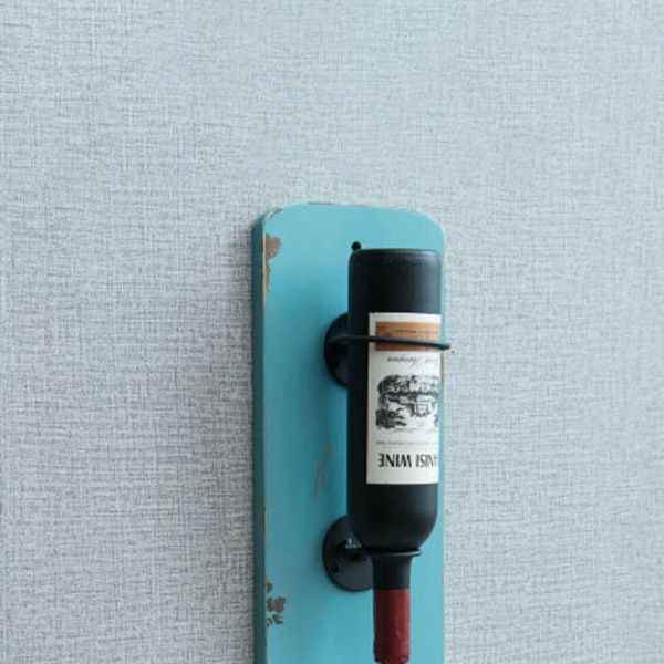 Metal Wall Mounted Wine Bottle & Glass Rack Industrial Wine Rack Clearhalo 'furn' 'furn_wine_racks' 'Furniture' 'Kitchen & Dining Furniture' 'Wine Racks' 'wine_racks' 1200x1200_e989c85c-7d24-40c3-bb1b-360f57f338e3